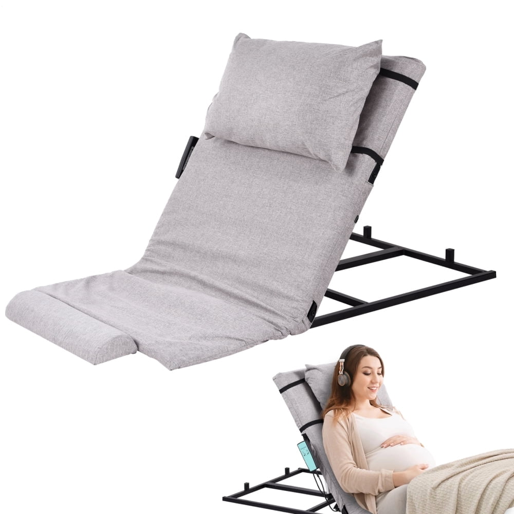 440lbs Capacity Electric Bed Backrest Riser w/ 75cm Cushion & Foot Rest ...