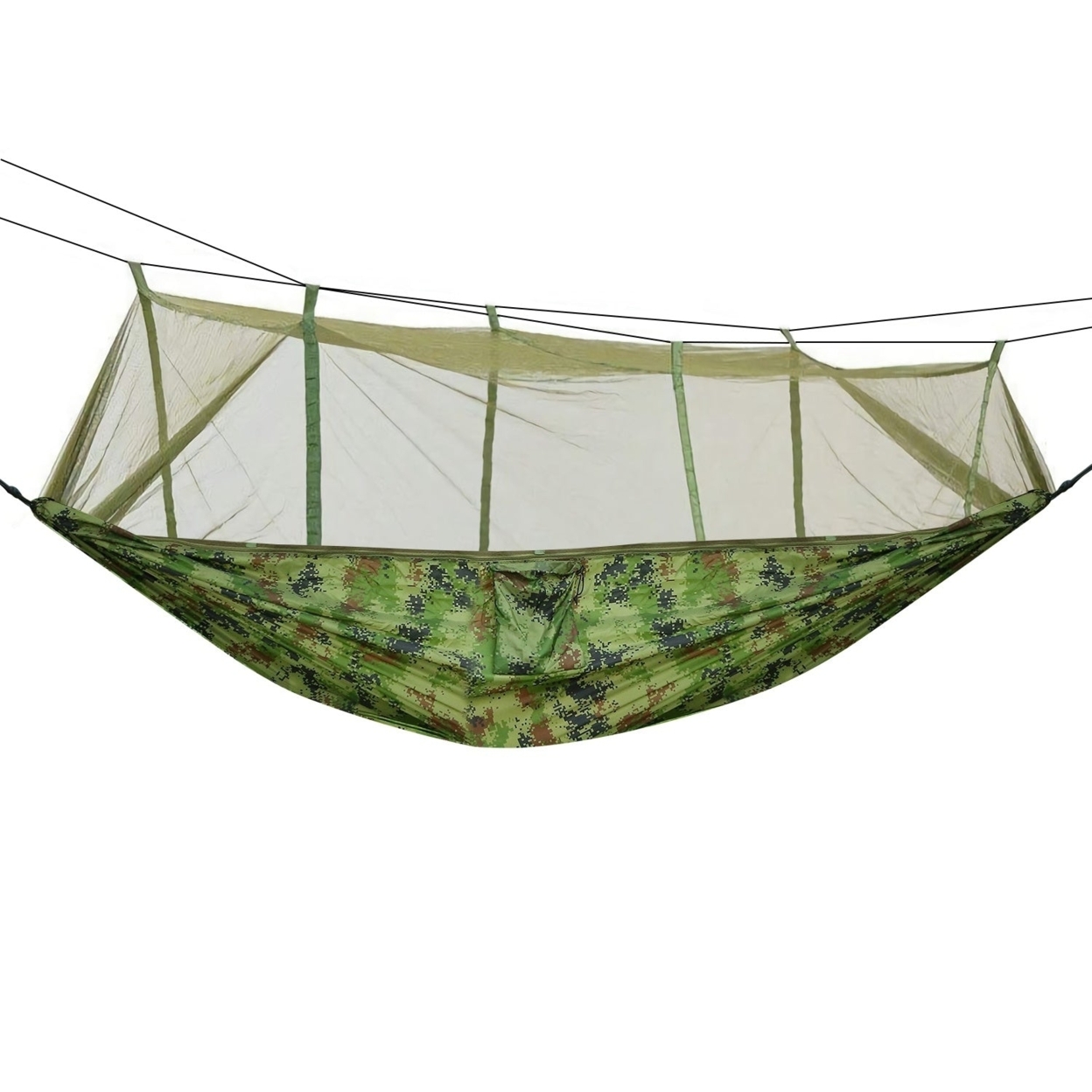 Double Camping Hammock Tent With Mosquito Net - 660lb Capacity, Portable Hanging Bed
