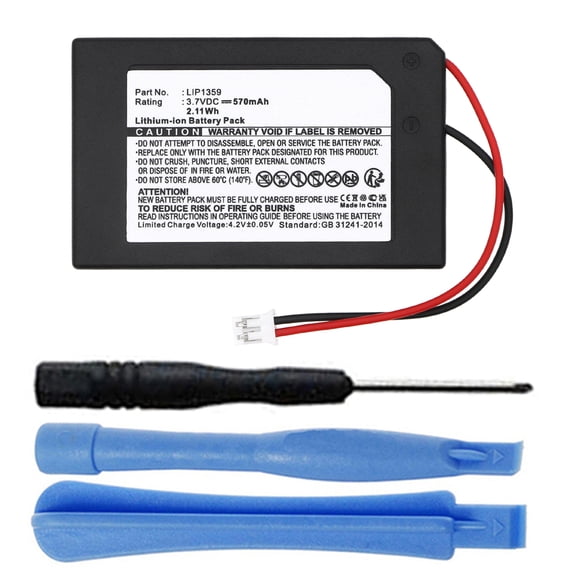 570mAh LIP1359 Battery Pack for Sony Playstation 3 PS3 Dualshock 3 Controller