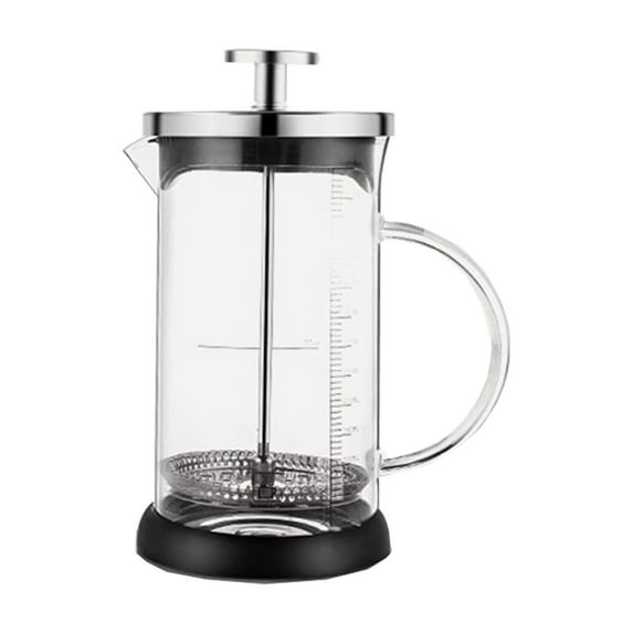 600ml Glass Cold Brew Pitcher - Insulated Tea Infuser with Measurement Marks & Heat-Resistant Handle