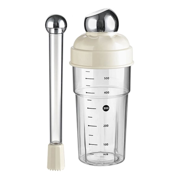 600ml Mixing Container With Visible Volumes Marking And Secure Locking For Bubble Teas And Home Brewing