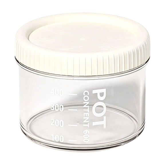 600ml Plastic Storage Containers, Stackable Reusable Sealed Food Jars, Lock Lid Kitchen Storage Canisters, Pantry Dry Goods Holders, Leakproof Refrigerator Storage Boxes, Clear Dry Food Container