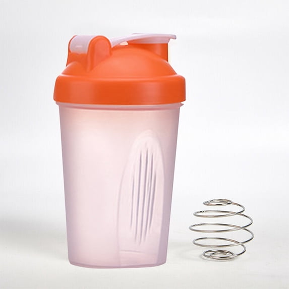 600ml Protein Shaker Bottle for Mixing Sports Drinks and Whey Powder with Integrated Stirring