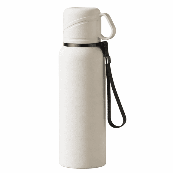 600ml Stainless Steel Insulated Water Bottle, Tea Infuser with Removable Strainer , Double-Wall Vacuum Thermos for Hot/Cold Drinks, Outdoor, Gym, Travel, Hiking