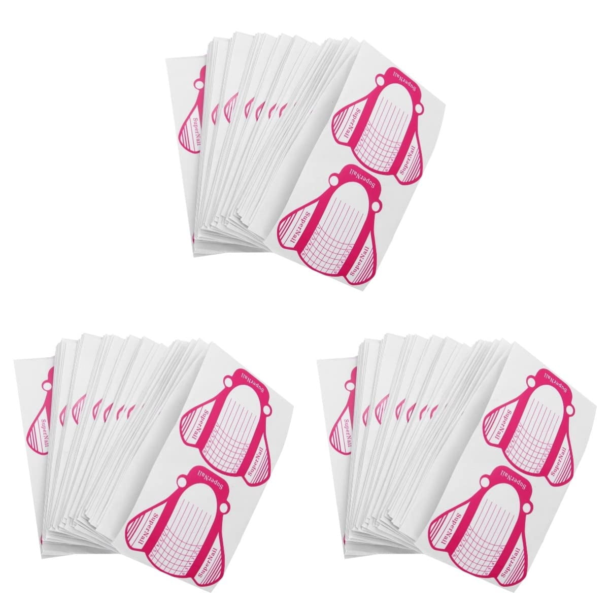 600pcs Forms Home for Stickers Extension Nail Horseshoe Form Guide ...