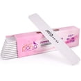 thumbnail image 1 of 600pcs - PANA Jumbo Double-Sided Emery Nail File for Manicure, Pedicure, Natural, and Acrylic Nails - Zebra (Grit 80/80), 1 of 7