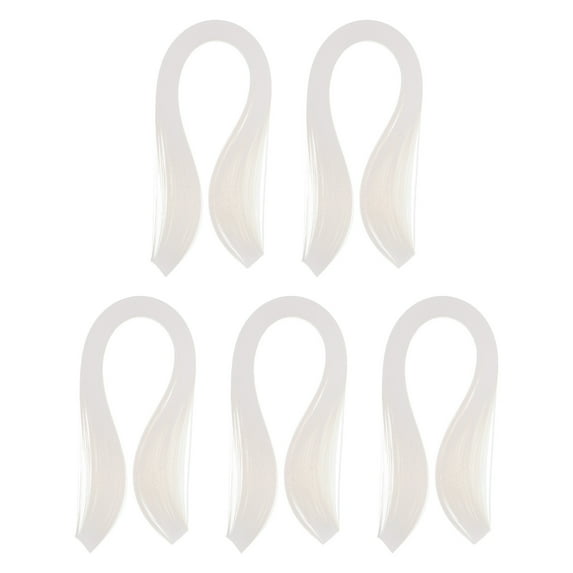 600pcs Quilling Strips Paper 1/8"(3mm) 39cm Origami Paper Quilling Strip for Art DIY Craft, Cream White