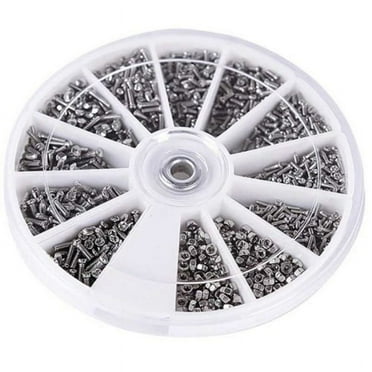 600pcs Set Small 12 Kinds of Screw Nuts Electronics Assortment Kit M1 M1.2 M1.4