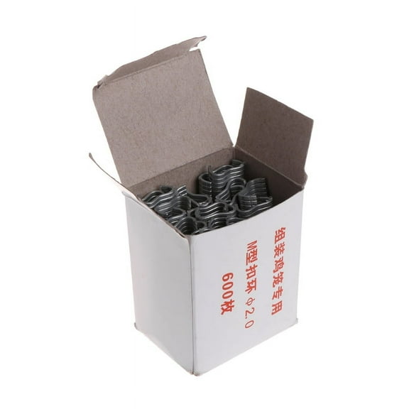 600x Type M Nail Ring for Mesh Fencing Fastener Hog-Ring Pliers Hog-Ring