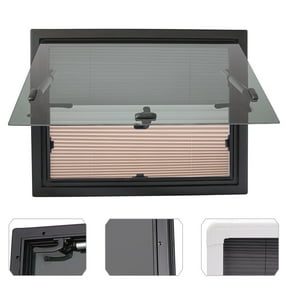 600x450mm RV Caravan Camper Van Push Out Window RV Window with Window Screen