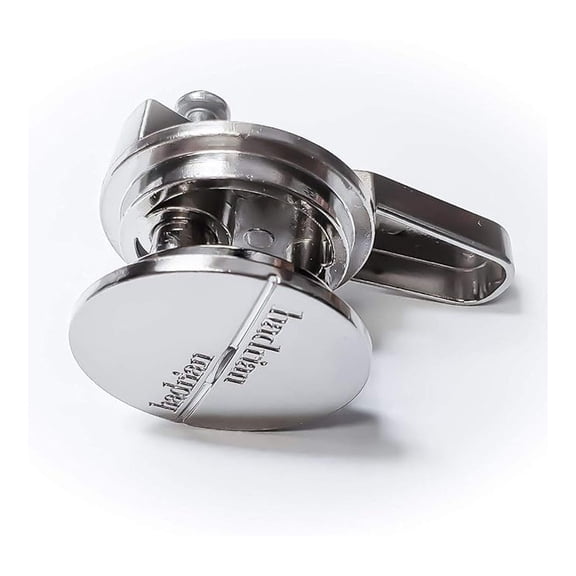 601150 Toilet Partition Knob Set - Inner/Outer Handle Replacement for Hadrain Stalls - Replaces 601100, 601110, 601200 - Barrier Free, Plated Zinc