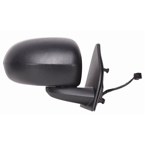 60133C - Fit System Passenger Side Mirror for 07-17 Jeep Compass, black, foldaway, Power (will not fit 2017 New design)