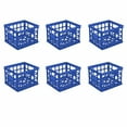 thumbnail image 1 of 6017195 CRATE BLUE 15.25X13.75"" Sterilite 10-1/2 in. H X 13-3/4 in. W X 15-1/4 in. D Stackable Crate, 1 of 1