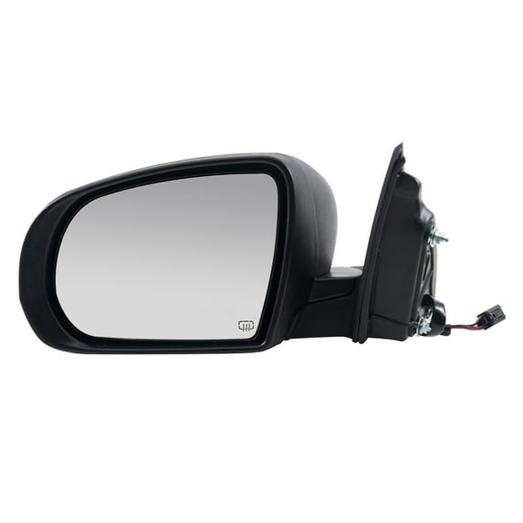 60222C - Fit System Driver Side Mirror For 14-19 Jeep Cherokee, Code Gtf, Textured Black, Foldaway, W/O Memory, Power
