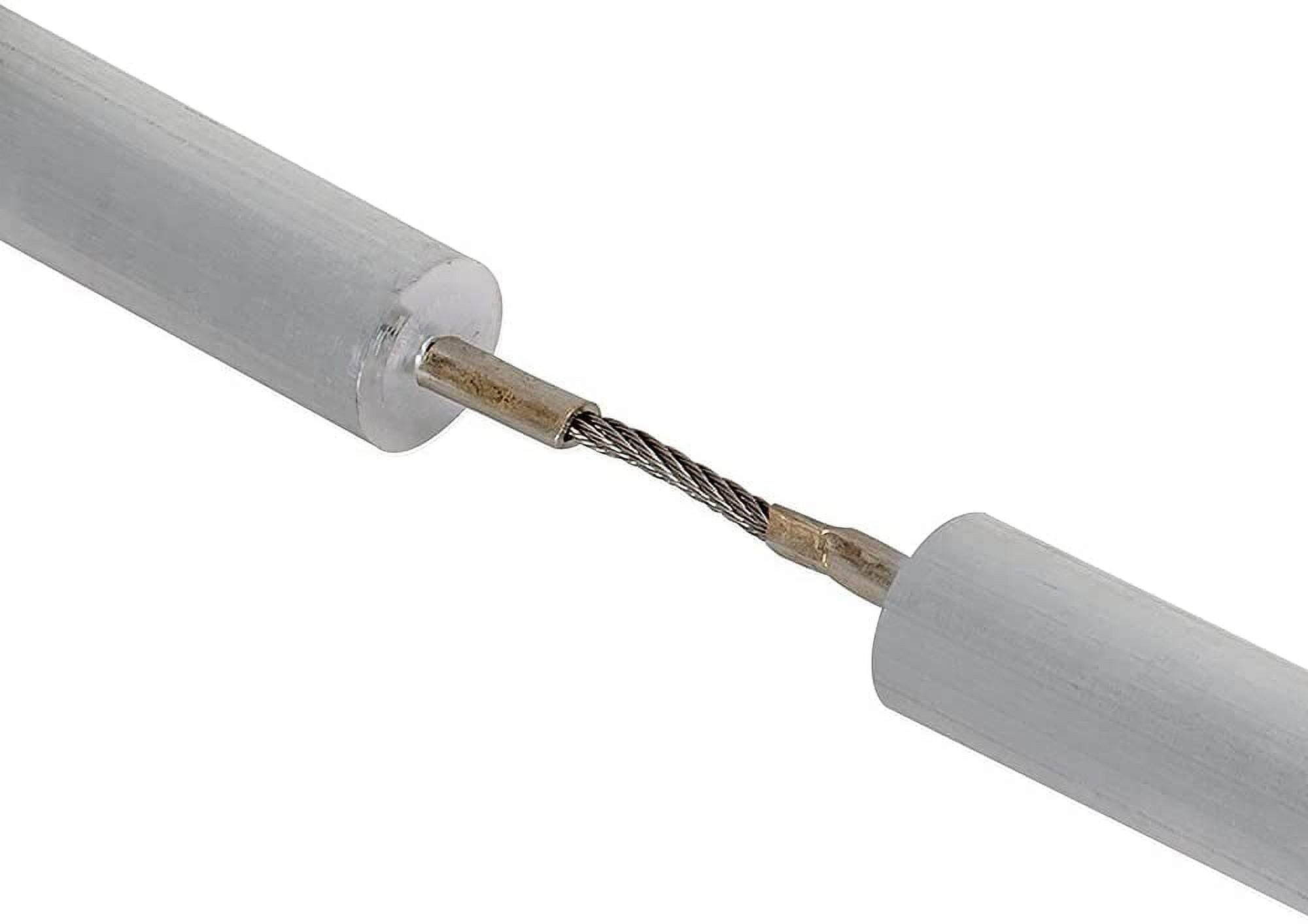 60289 42" Flexible Aluminum/Zinc Anode Rod, 5 in. Nipple, Chrome