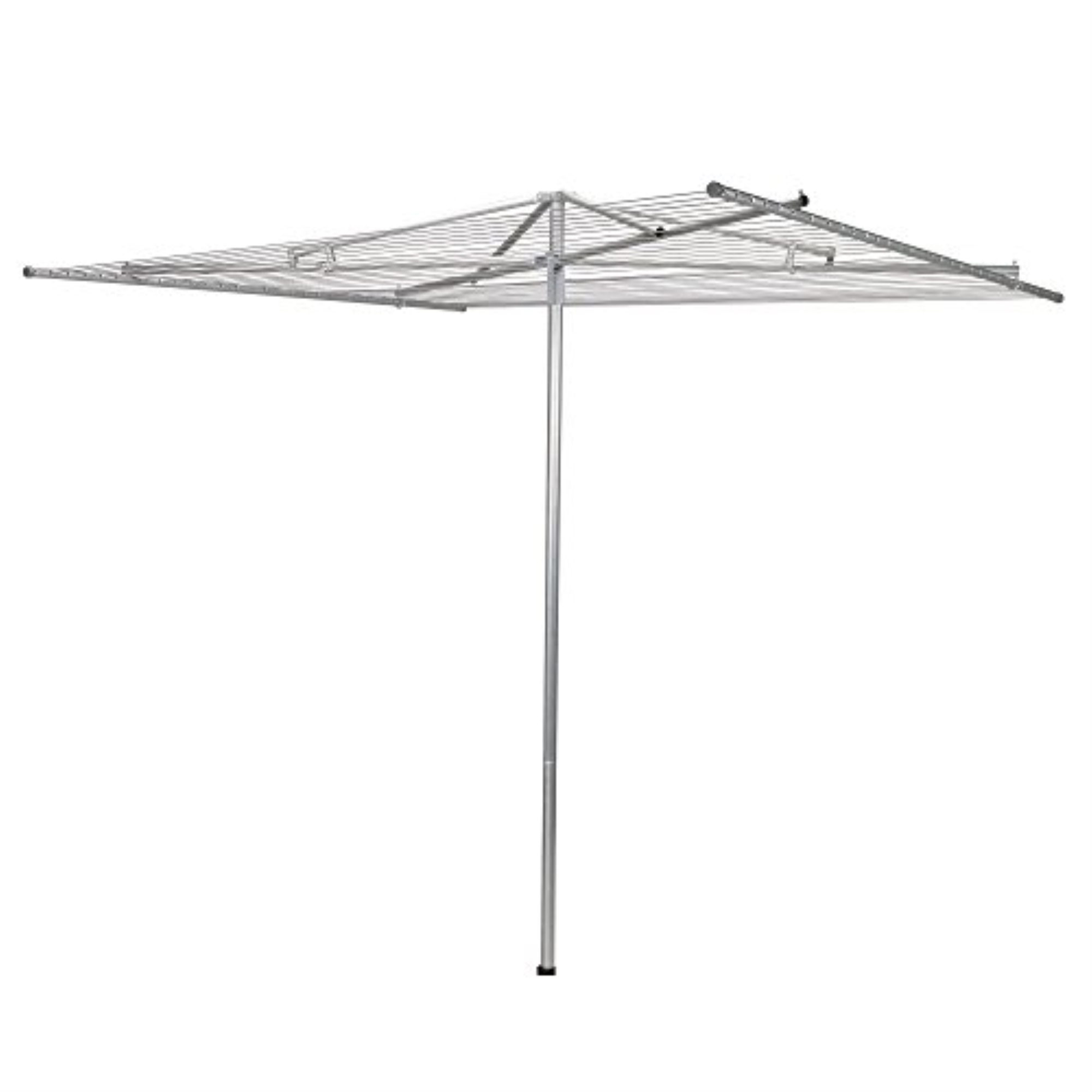 6033409 UMBRELLA CLTHES DRY 72""H Household Essentials 72 in. H X 84 in. W X 72 in. D Aluminum Umbrella Umbrella Clothes Dryer - image 1 of 3