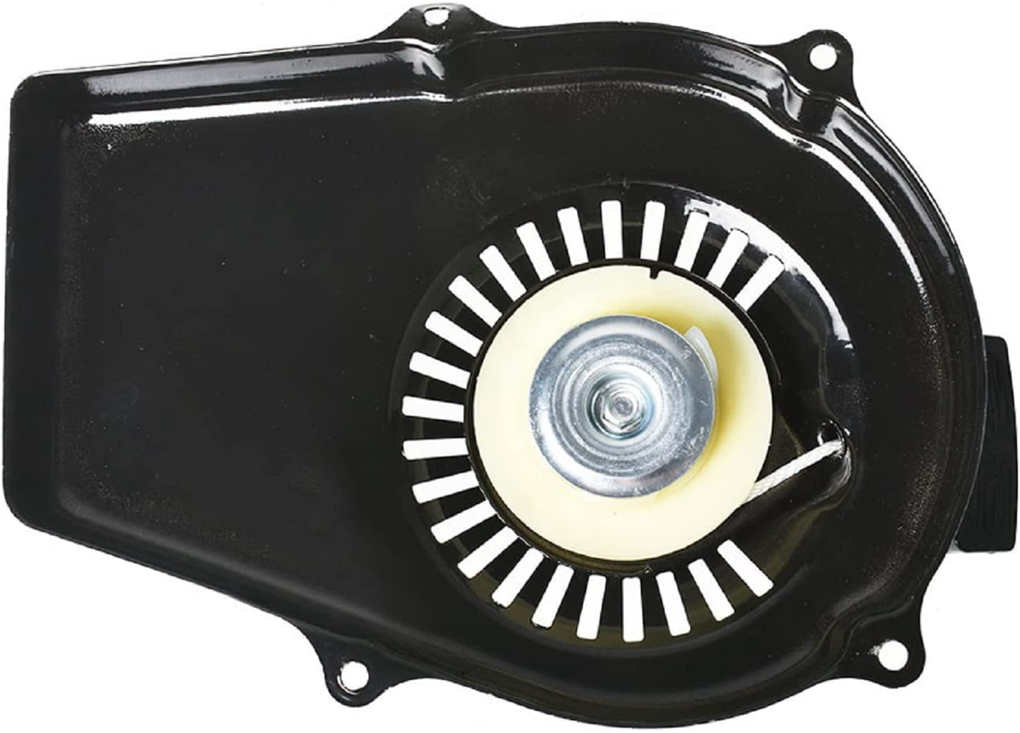60338 66619 Recoil Pull Starter Replacement for Chicago Electric Storm 63CC 64CC 2HP CAT 900 Watts 60338 66619 69381 Handheld Gasoline Generator