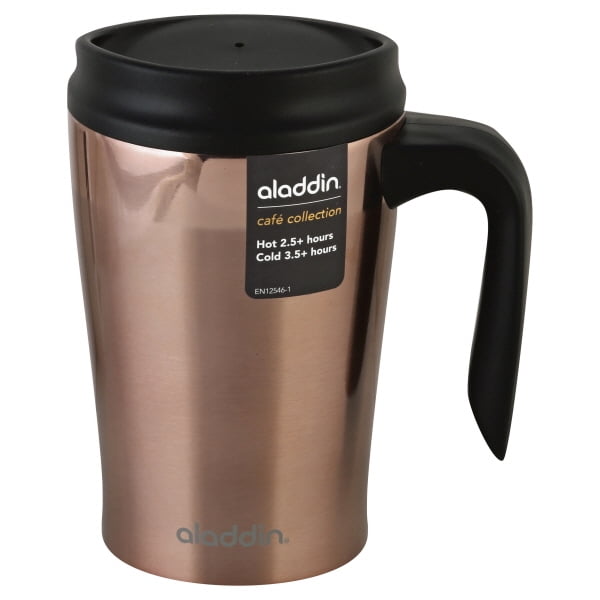 aladdin 12 oz cafe vacuum insulated desktop mug, petal - Walmart.com