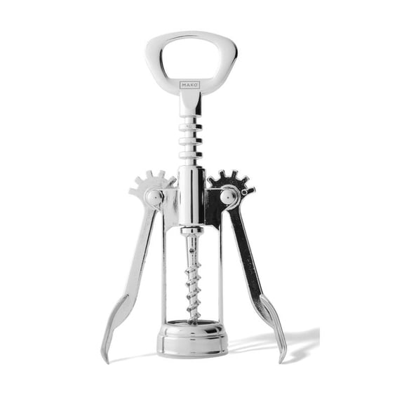 6035260 WING CORKSCREWS SS 6.44"" Mako Silver Stainless Steel Manual Bottle Opener (Pack of 1)