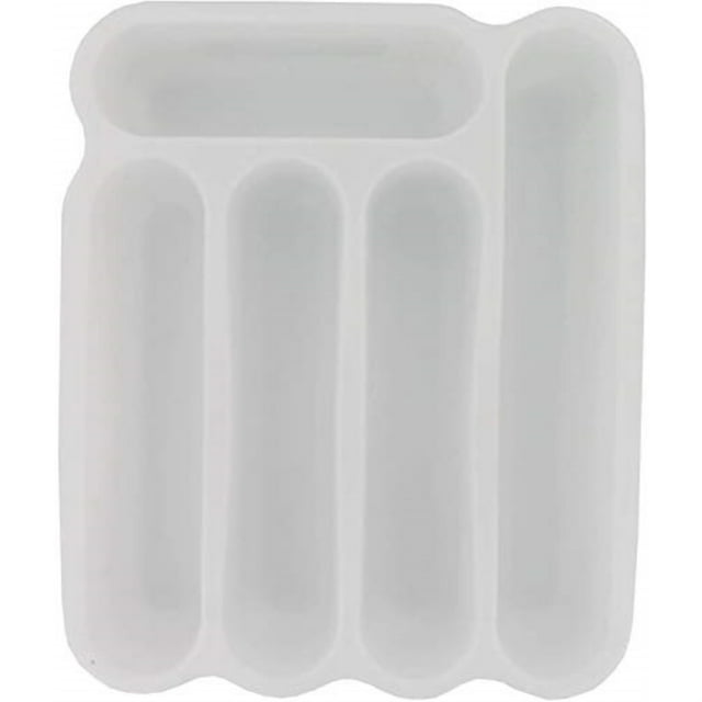 6035347 CUTLERY TRAY WHITE 13.5"" Sterilite 2.125 in. H X 13.5 in. W X