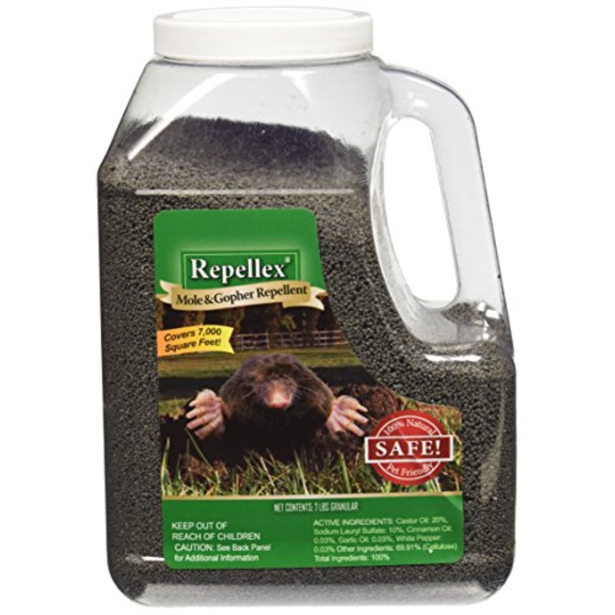Repellex 10530 Outdoor Mole and Gopher Granular Repellent 7lb
