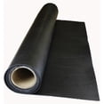 thumbnail image 1 of 6040-1-2E 8 in. x 2 ft. Neoprene Black Rubber Strip - 40A Plain Backing - 0.5 in. Thickness, 1 of 1
