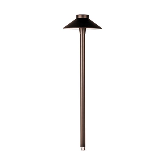 6042-27BZ-WAC Lighting-Tiki-12V 6.5W 1 LED Area/Path Light in Contemporary Style-6.56 Inches Wide by 15 Inches High-Bronze Finish-2700 Color