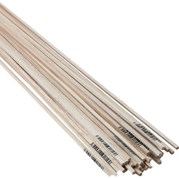 Midwest Products 6044 Balsa 1/8 x 1/8 x 36 - Quantity 36