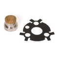 thumbnail image 1 of 60460 Small Block Chevy Cam Stop Button & Retaining Plate Early Ribbed Style Timing Cover, 1 of 1