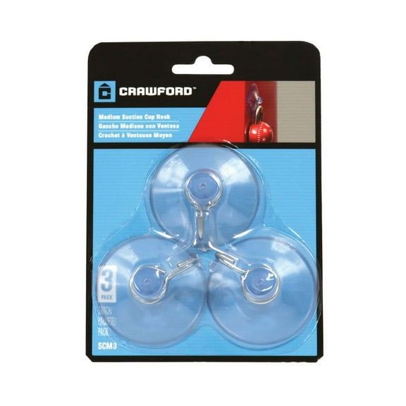 3pk med 1-5/8"suct cup