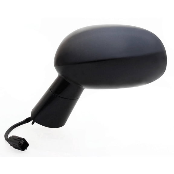 60592C - Fit System Driver Side Mirror for 08-14 Dodge Challenger, black PTM, foldaway, Heated Power