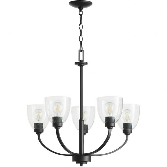 6060-5-69 Quorum Lighting Reyes - 5 Light Chandelier-24.25 Inches Tall and 26 Inches Wide     -Traditional Installation