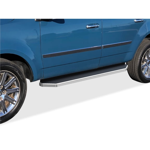 6061 Aircraft Aluminum Both Sides Running Board-H Series 2004-2010 Dodge Durango 2006-2009 Chrysler Aspen