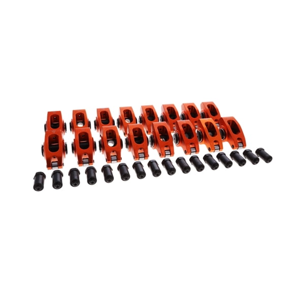 6061-T6 Aluminum 1.6 Ratio 7/16" Roller Rocker Arms for Chevy Small Block