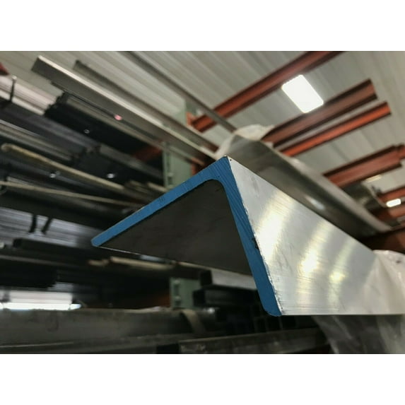 6063 T52 Aluminum Angle 1"X 3"X 48" Long 1/8" Thick