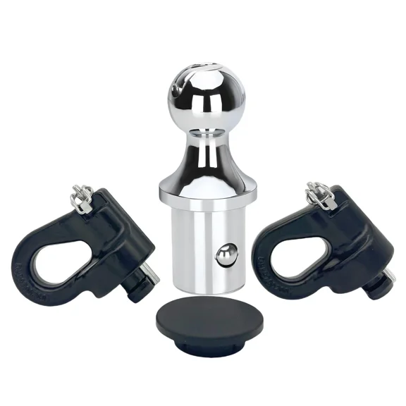 60692 Puck System Gooseneck Hitch Ball Kit, 2-5/16 Inch Ball Compatible with 2013-2026 Ford F250 F350 F450, 2016-2026 Chevrolet Silverado, GMC Sierra & Nissan Titan XD, 38000 lbs GTW/ 9500 lbs VTW