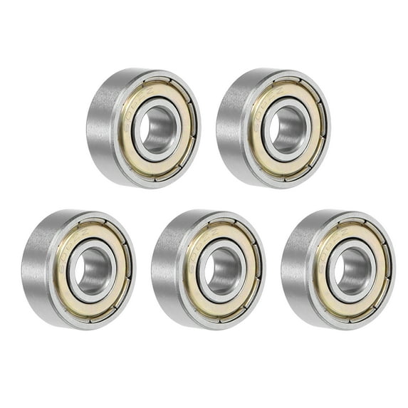 606ZZ Ball Bearing 6mmx17mmx6mm Double Shielded Chrome Bearings 5pcs