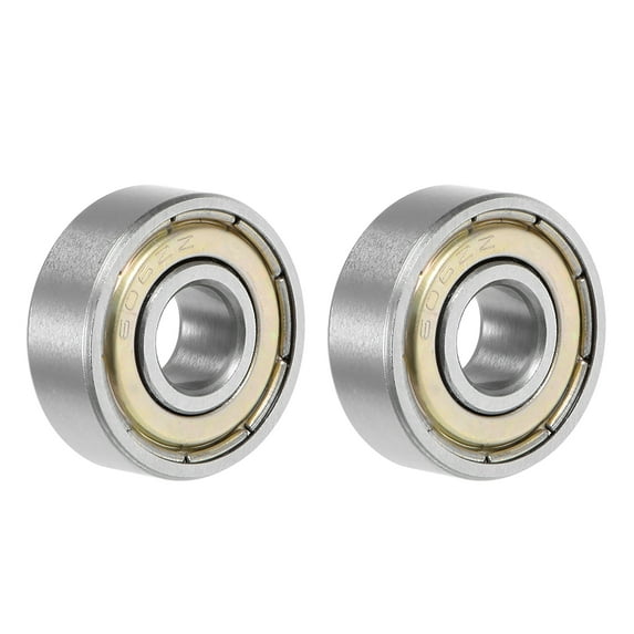 606ZZ Ball Bearing 6x17x6mm Double Sealed Chrome Steel Bearings 2pcs