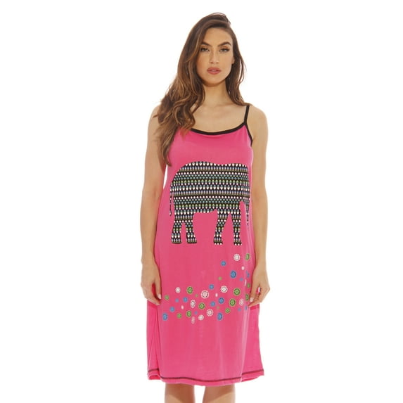 6080-77-S Just Love Nightgown / Women Sleepwear / Womans Pajamas (Boho Elephant, Medium)