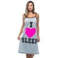 thumbnail image 1 of 6080-77-S Just Love Nightgown / Women Sleepwear / Womans Pajamas (I Love Sleep, Small), 1 of 3