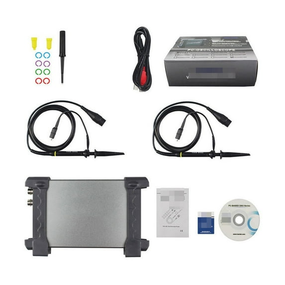 6082BE Digital Multimeter Oscilloscope USB 2 Channel 80MHz Virtual Oscilloscope Logic Analyzer