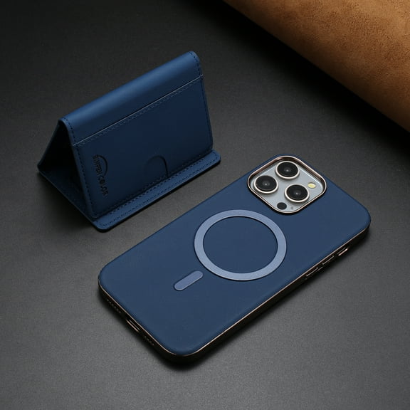 ELEHOLD Case for iPhone XR, 2-in-1 Detachable Magnetic Wallet Case with Card Holder, RFID Blocking Shockproof PU Leather Cover with Kickstand,Darkblue