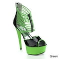 thumbnail image 1 of 609-ADORE, 6" Neon Stiletto Sandals, 1 of 6
