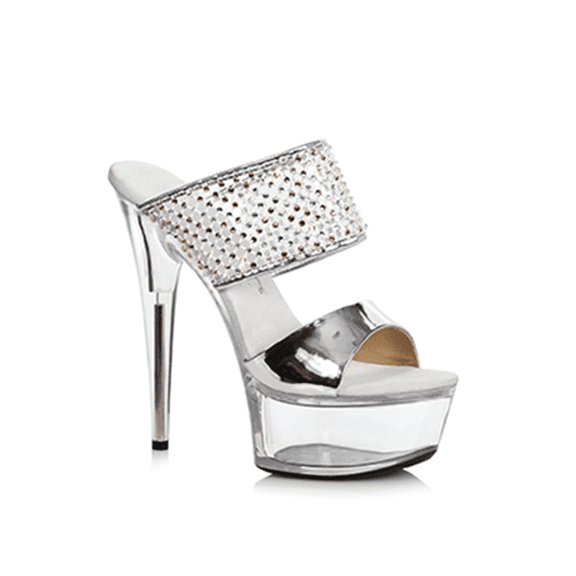 609-AILEEN, 6" Stiletto Rhinestone Booties