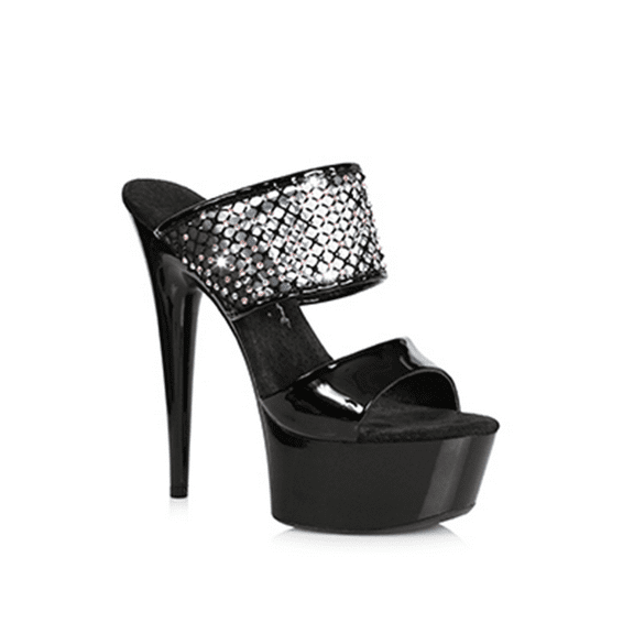 609-AILEEN, 6" Stiletto Rhinestone Booties