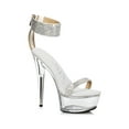 thumbnail image 1 of 609-ANIKA, 6" Stiletto With Rhinestone Strap Sandal, 1 of 2