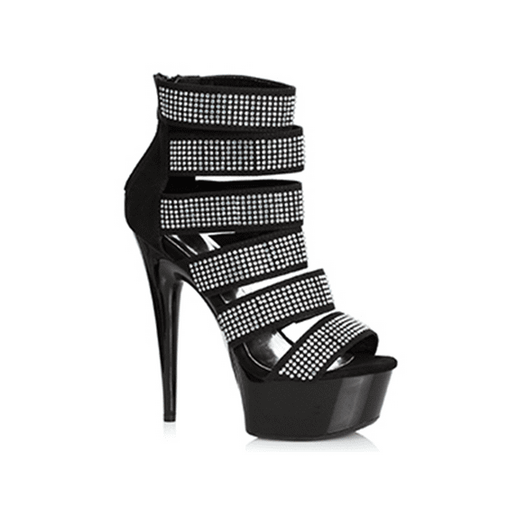 609-MEGAN, 6" Rhinestone Bootie