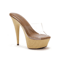 thumbnail image 1 of 609-MYA, 6" Pointed  Wood Bottom Sandal, 1 of 2