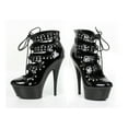 thumbnail image 1 of 609-RAMONA-6" Studded Lace Up Closed Toe Heel, 1 of 2