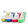 thumbnail image 1 of 609-ROXY 6" Neon Stiletto Sandal, 1 of 6